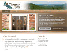 Tablet Screenshot of chestnutflats.com